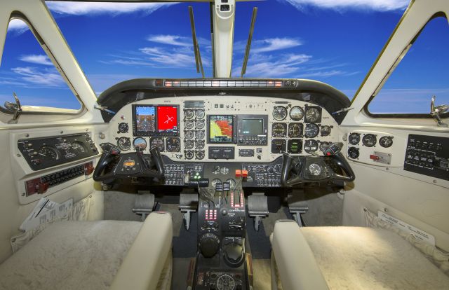 — — - This very nice B100 is available for Charter from CFM Corporate Flight Management.