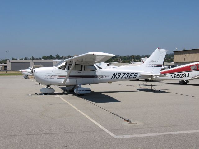 Cessna Skyhawk (N373ES) - Parked at Fullerton