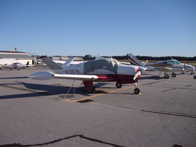 Beechcraft 35 Bonanza (N7267B) - V-Tail on the ramp at KCCO