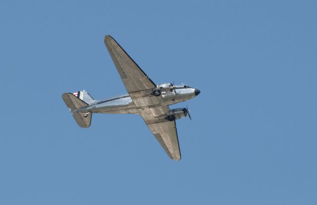 Douglas DC-3 (N341A) - Vintage DC-3 (C-24A) on route to Napa, 4-15-2018.