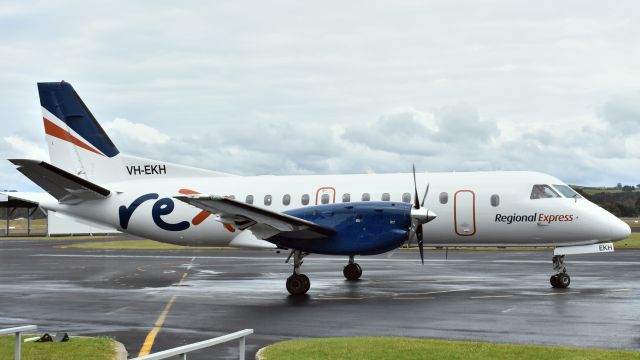 Saab 340 (VH-EKH) - Regional Express SAAB 340B VH-EKH (cn 369) at Wynyard Airport Tasmania 27 October 2019.