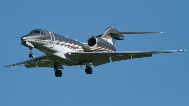 Cessna Citation X (N957JS) - Unique looking Citation X arriving 