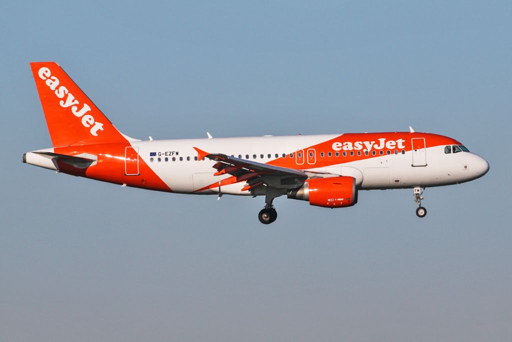 Airbus A319 (G-EZFW) - EZY1926 returning from Paris CDG