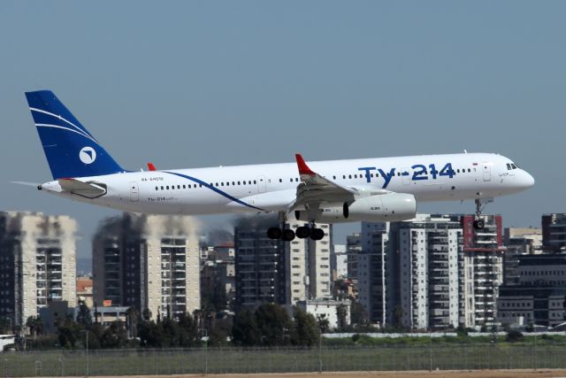 Tupolev Tu-214 (RA-64518) - 29/02/2024:br /Flight from Moscow (DME), final to runway 12.