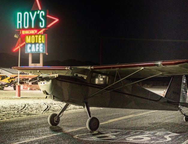 Cessna 120 (N1858N) - Route 66 at Amboy,CA