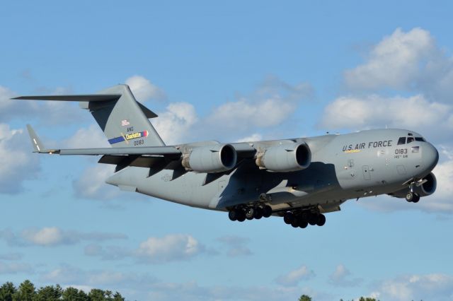 Boeing Globemaster III (00-0183) - Reach 930 Heavy arriving from Scotland 