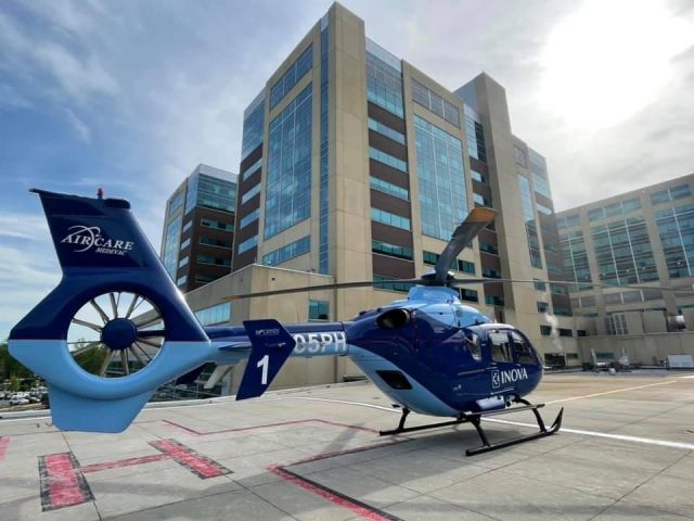 N305PH — - New livery on AirCare 1 at Fairfax Hospital -Credit AirCare