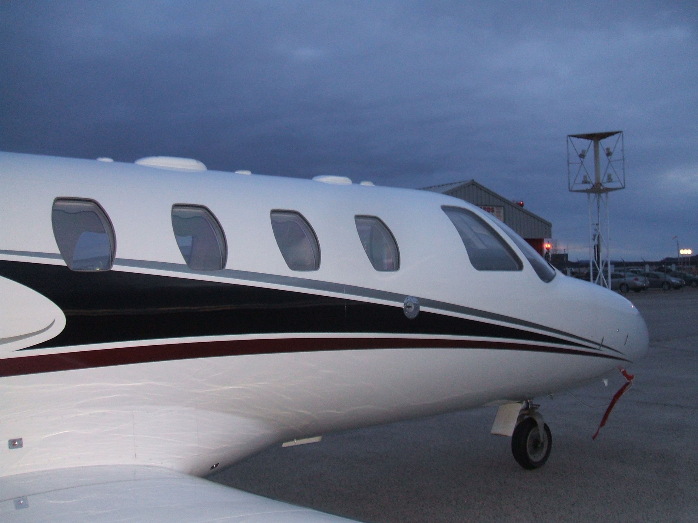 Cessna Citation CJ1 (C-GWGZ) - Parked at Woodward Aviation Services FBO Goose Airport NL. May 25/09