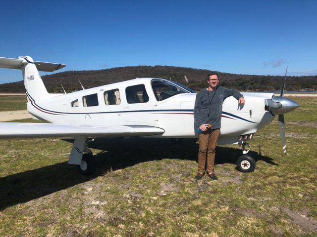 Piper Saratoga/Lance (VH-MNV) - Flinders Island landed WHITEMARK and Lady Baron for Lobsters againbr /Yummy. Nice flying. Christian and mates