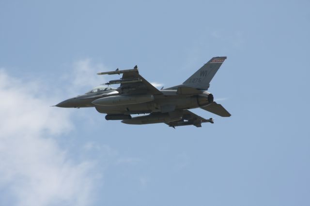 Lockheed F-16 Fighting Falcon — - Strafing at Hardwood Range WI USA