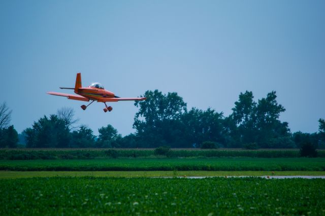 Vans RV-8 (C-FPAB) - C-FPAB landing at CYCK.