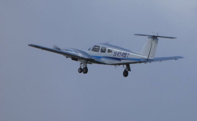 Piper PA-44 Seminole (N4148T) - Making a low pass is this 1999 Piper Seminole in the Autumn of 2018.