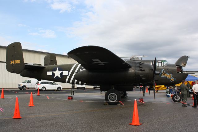 North American TB-25 Mitchell (N5548N) - B-25 Mitchell "Barbie III" on display at the 2012 Florida International Airshow