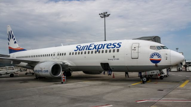 Boeing 737-800 (D-ASXW) - This was my plane to Valencia, Spain from Frankfurt.