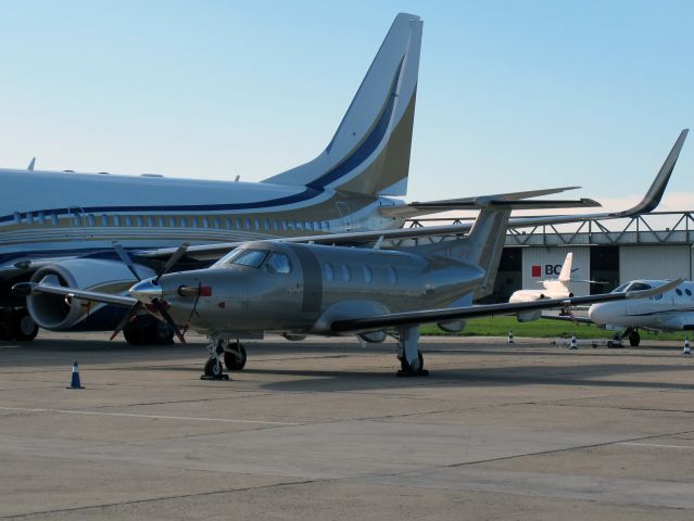 Pilatus PC-12 (LX-JFU) - The PC12 is a very economic aircraft with a good safety record.