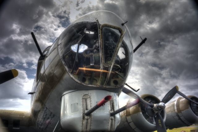 Boeing B-17 Flying Fortress — - Historic flying warbird. You can pay for a ride in this one.