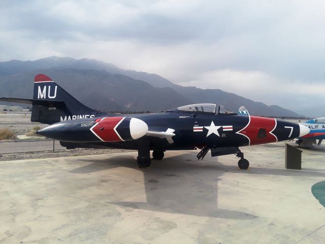 Grumman F9F Panther (12-5316) - Grumman F9F Panther on display at Palm Springs Air Museum