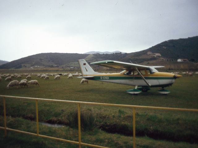 Cessna Skyhawk (D-ENDI) - Photo taken in the 1970s. Airport was only with a grass runway.