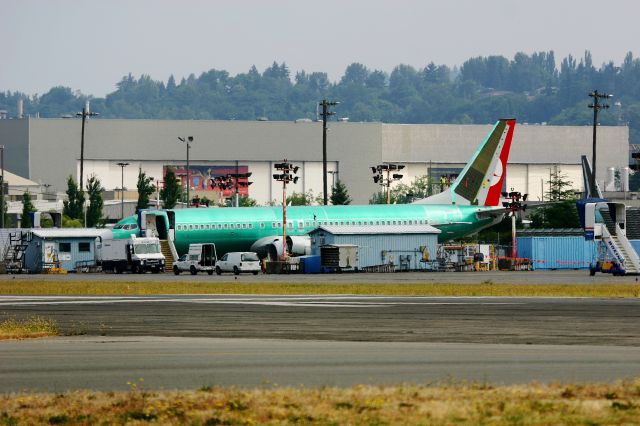 Boeing 737-800 (TC-JGS) - KRNT - new 737-800 for Turkish Airlines - 34416/1996 on the flightline in July 2006 - records indicate this was delivered new to the Airline on July 27th, 2006.