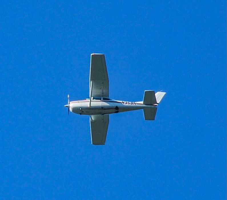 Cessna Skyhawk — - A Cessna 172RG flying over Simpsonville, SC.
