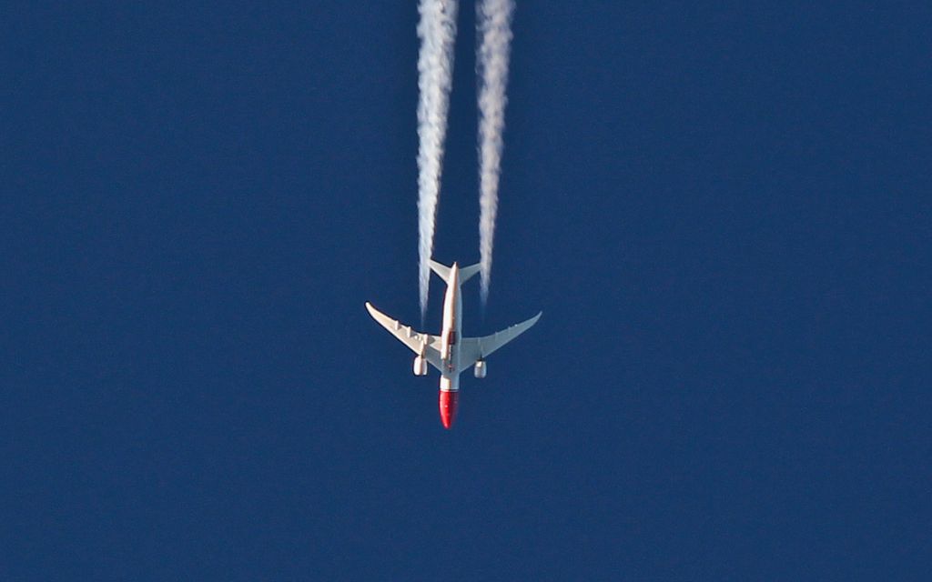Boeing 787-8 (LN-LNE) - norwegian b787-8 dreamliner ln-lne 38,000ft over shannon routing paris(cdg) to lax 30/11/16.