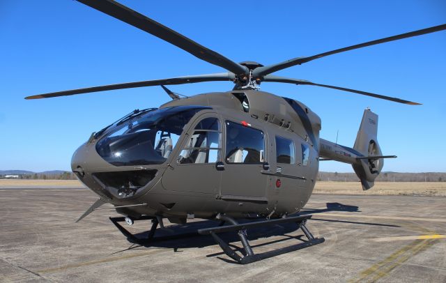 KAWASAKI EC-145 (N72464) - A 2021 model Airbus UH-72B Lakota on the ramp at Northeast Alabama Regional Airport, Gadsden, AL - early afternoon, December 14, 2021.