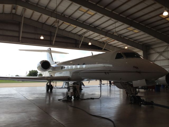 Gulfstream Aerospace Gulfstream V (N21NE) - IN THE HANGAR AT WESTERN AIRWAYS FOR SOME MAINTENANCE