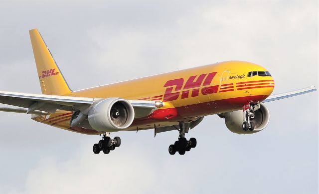 Boeing 777-200 (D-AALQ) - dhl b777-f d-aalq landing at shannon from frankfurt 3/10/21.