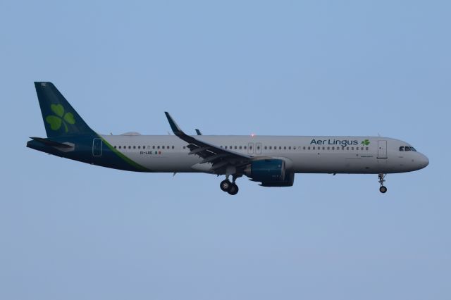 Airbus A321neo (EI-LRE) - EWR weather diversion to BOS on 8/3/24.