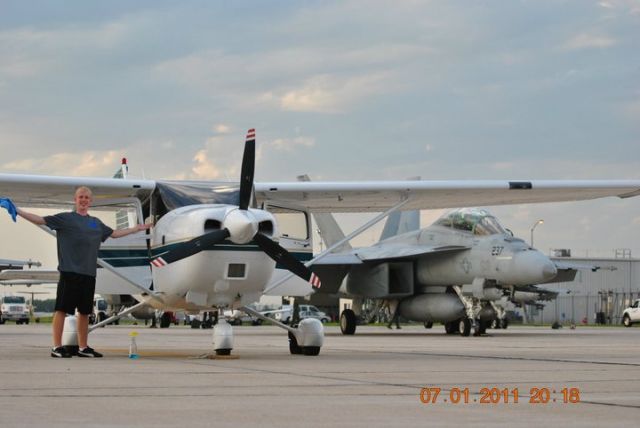 Cessna Skylane (N756M) - First day in Lincoln and in GREAT company!