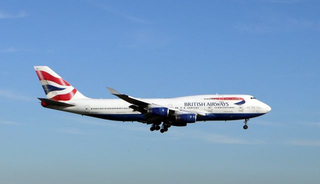 Boeing 747-400 (G-BYGG) - Before the 777 Operations begin this summer.