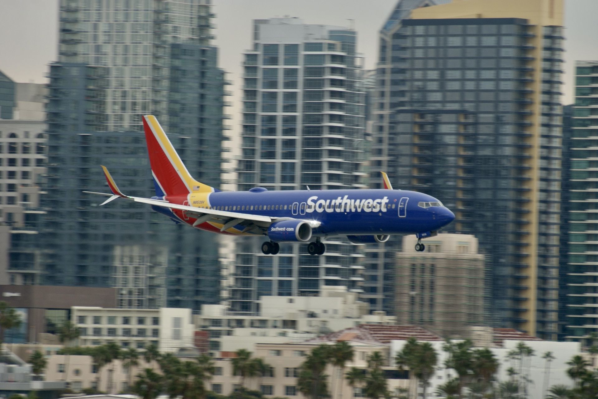 Boeing 737-800 (N8539V) - WN316 SJC-SAN 12/17/22