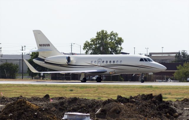 Dassault Falcon 2000 (N696SB) - After landing taxi back to parking