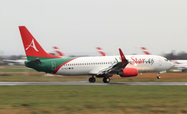 Boeing 737-800 (EC-NLK) - AlbaStar b737-81m ec-nlk landing at shannon from palma 24/11/20.