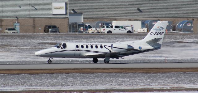 Cessna Citation II (C-FABF) - Newfoundland and Labrador Air Ambulance departing Runway 25