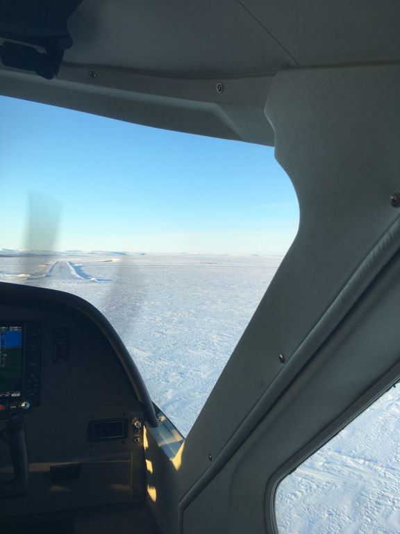 Cessna Caravan — - Short final into Deering, AK