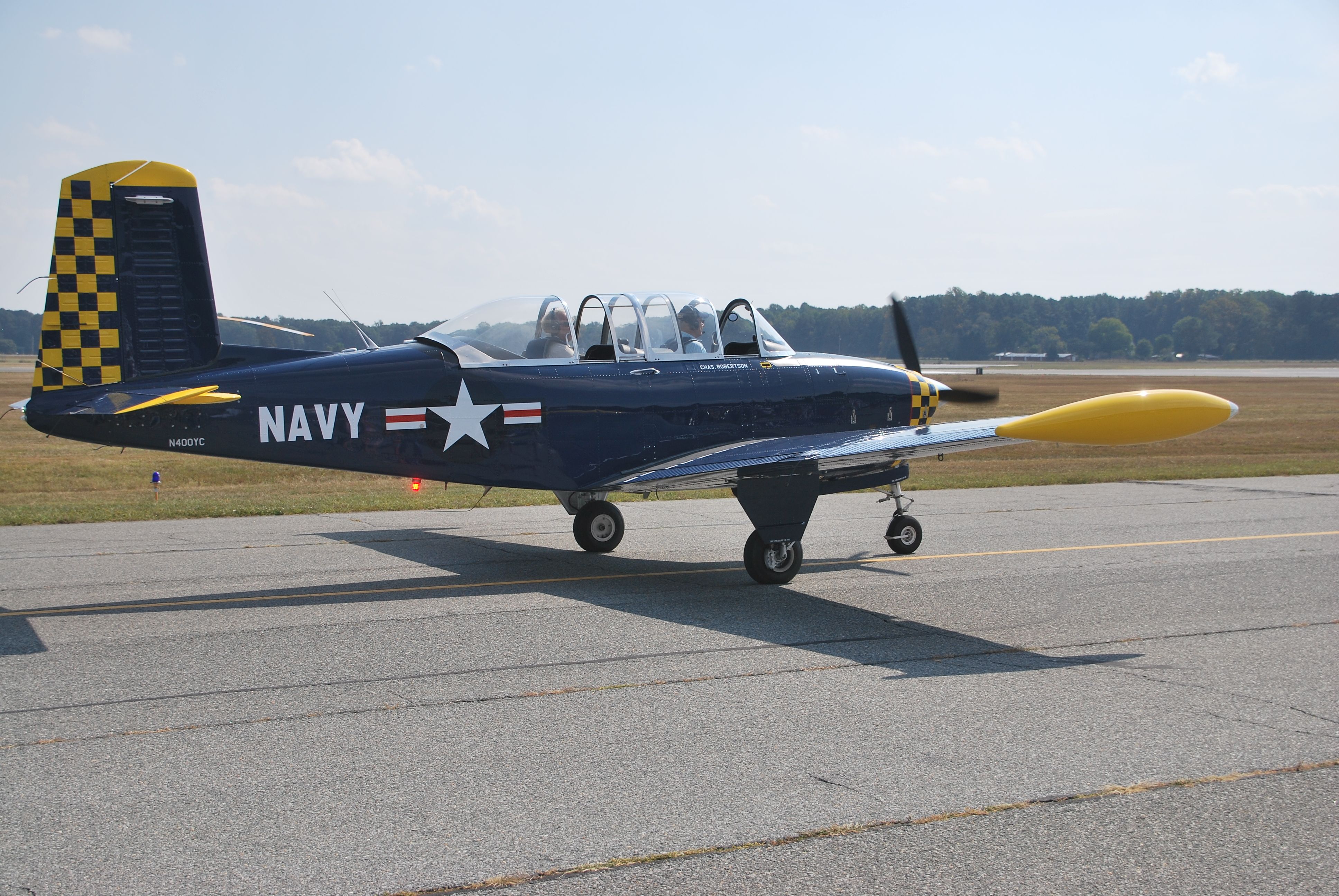 Beechcraft Mentor (N400YC) - Wings & Wheels 2013; Georgetown, Del.