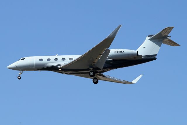 Gulfstream Aerospace Gulfstream G650 (N518KA) - 23/07/2022: No info. found about this Golfstream G650 flight, it was on landing to runway 30.