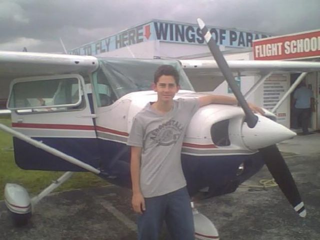 Cessna Skyhawk (N6580D) - First flight at ATA