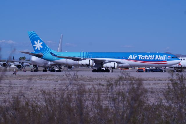 Airbus A340-300 (F-OSEA) - Photographed November 7th 2019 shortly after it arrived for storage and teardown.