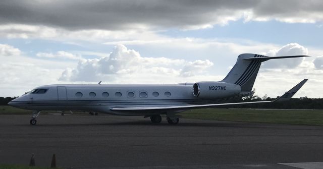 Gulfstream Aerospace Gulfstream G650 (N927MC) - G-650 on ramp at Kissimmee Jet Center KISM