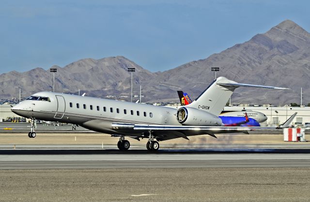 Bombardier Global Express (C-GHSW) - C-GHSW Bombardier BD-700-1A10 Global Express CN: 9220br /br /McCarran International Airport (KLAS)br /br /Las Vegas, Nevadabr /br /TDelCorobr /br /October 23, 2013