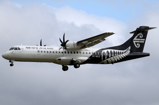 ATR ATR-72 (ZK-MCO) - NZ5275 from NSNbr /on 25 December 2016