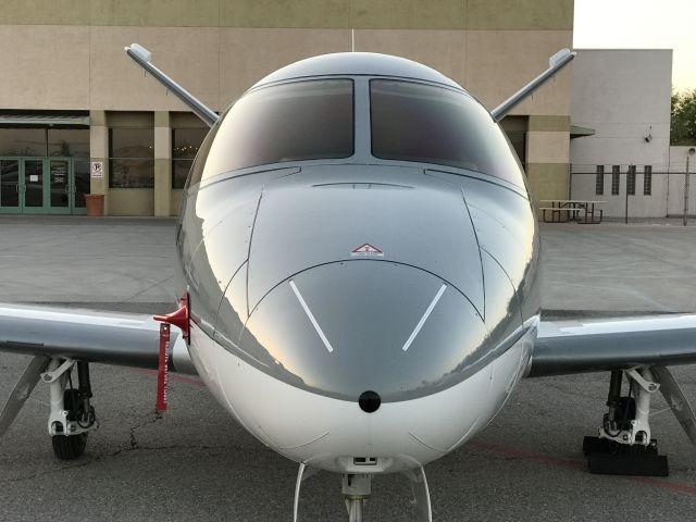 Cirrus Vision SF50 (N707SN) - Seeing the Cirrus Vision Jet more often here at KVGT.  Parked here in transient in front of the temporary terminal. 