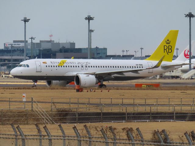 Airbus A320neo (V8-RBB) - Photo taken on Feb 20, 2023.br /BI696/20   NRT-BWN