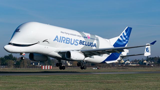 AIRBUS A-330-700 Beluga XL (F-GXLO) - F-GXLO landing runway 25