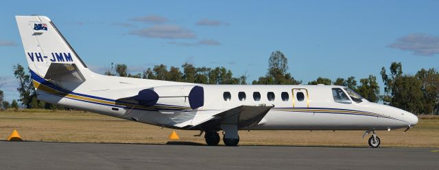 Cessna 551 Citation 2SP (VH-JMM) - This was taken at Thangool Airport on Tuesday the 2nd of July.