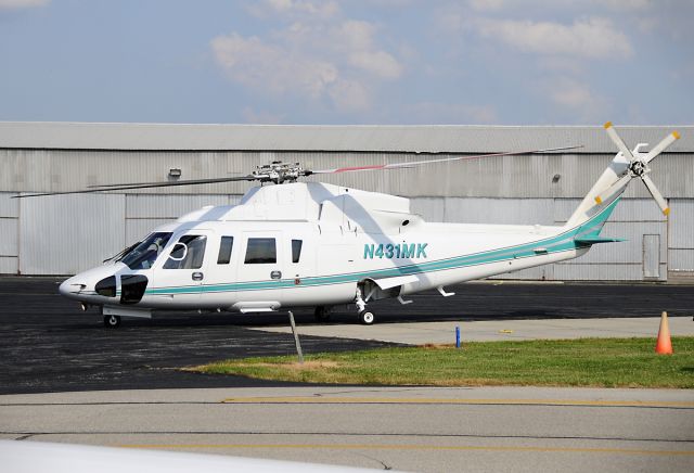 Sikorsky S-76 (N431MK) - Seen at KGAI on 7/12/2009.