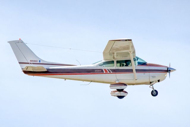 Cessna Skylane (N95860) - Cessna 182Q over Livermore Municipal Airport (CA). April 2021.