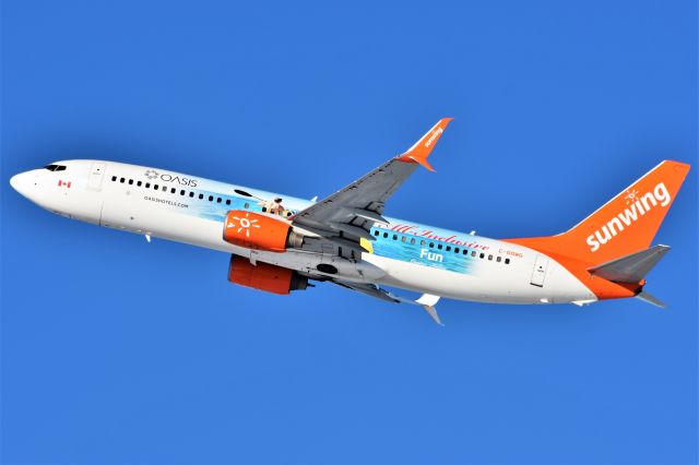 Boeing 737-800 (C-GOWG) - Sunwing Airlines Boeing 737-86J departing YYC on Mar 10.